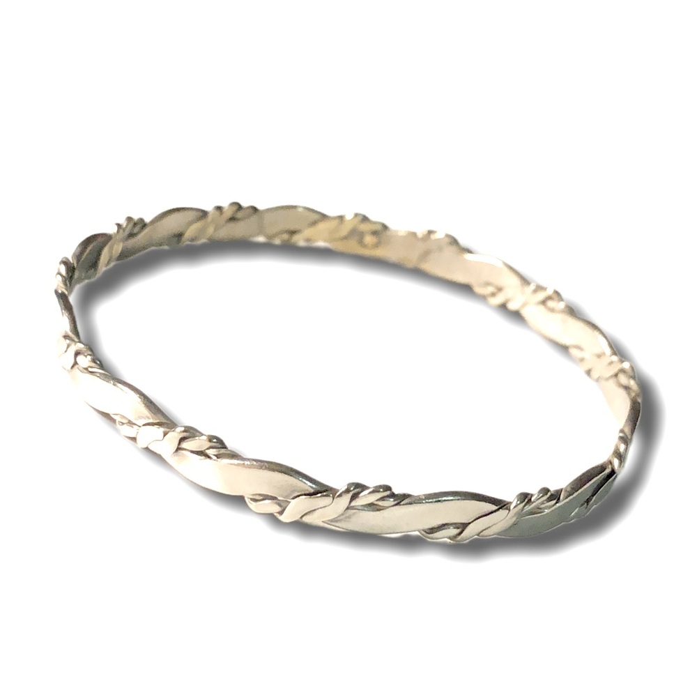 Vintage 1970’s handmade Mexican silver bracelet